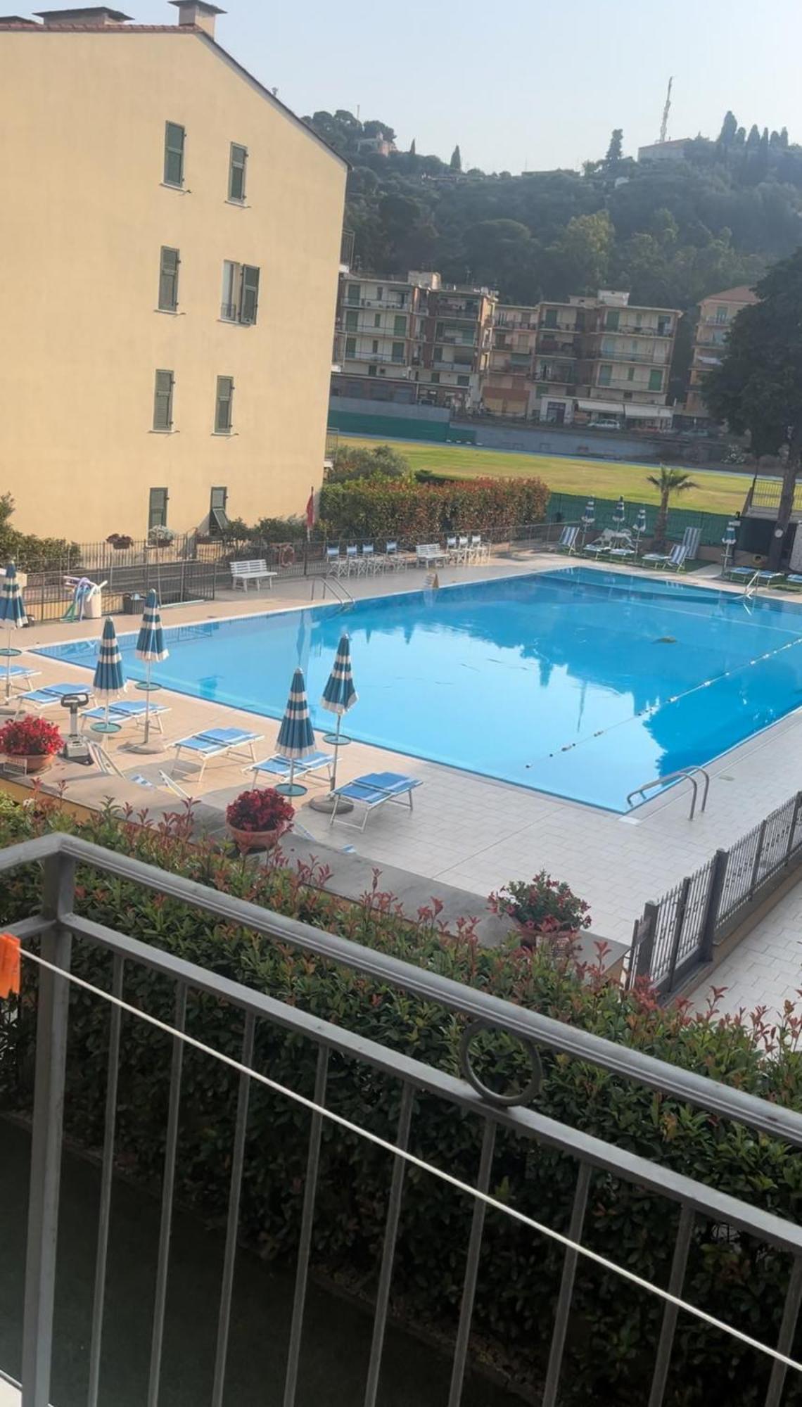 Studio Mer Piscine Cala Di Sole Imperia Italie Mono Locale Une Seule Piece Dış mekan fotoğraf